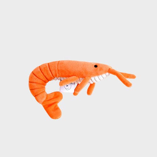 HOWLPOT. USA - Wholesale Pet Toy - Dog - Fresh Sea Food Shrimp Toy