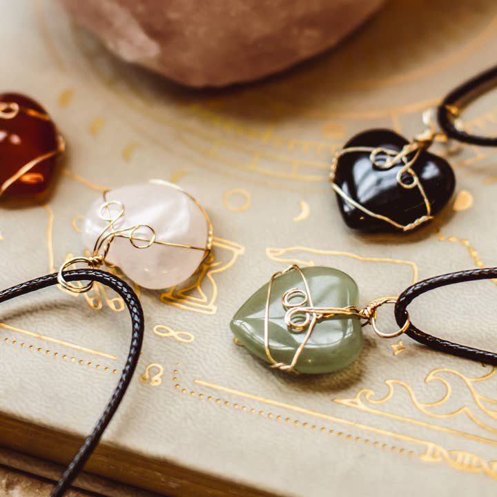 Mindful Living Co. - Wholesale Jewelry - Men's - Crystal Rope Cord Necklaces – 4 Symbolic Shapes13