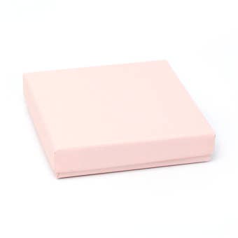Inca UK – Caixa de presente por atacado – Colar/Pulseira Caixa. 9x9x2cm. Caixa Presente Rosa Pálido0