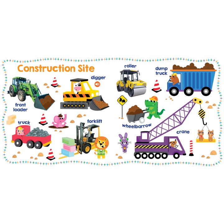 Kidsbooks Publishing - Wholesale Book - Kids - Let's Get Talking: Vehicles (6-Button Sound Book)