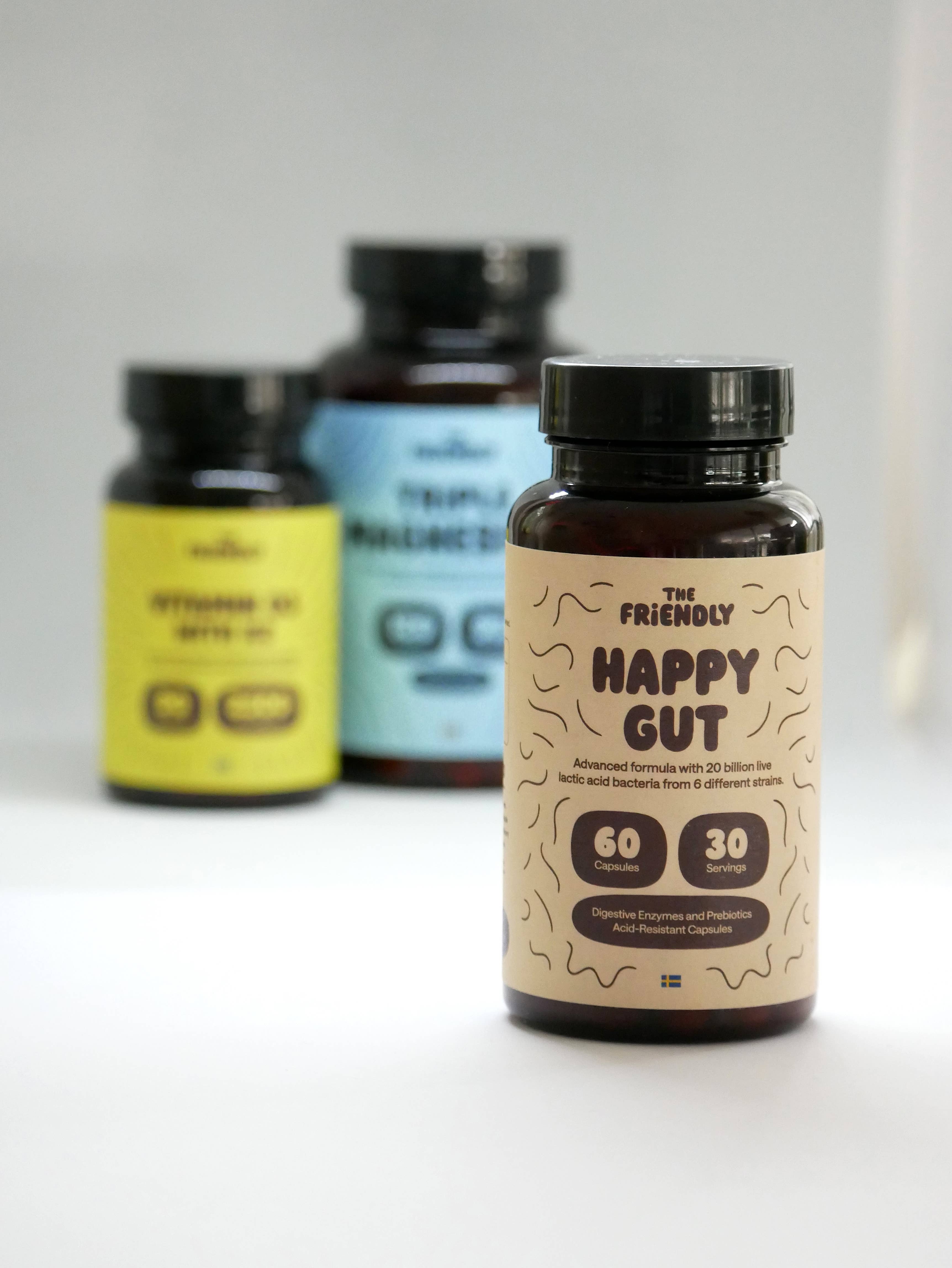 The Friendly Company – wholesale Oralt tillskott/Vitamin – Glad tarm, 20 CFU2