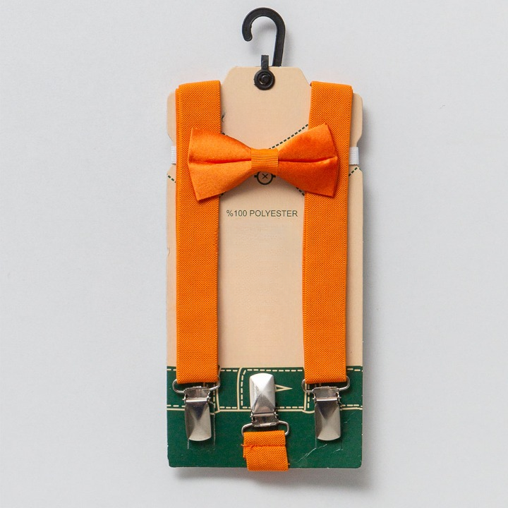 Omnis Pura - Vente Bretelles – enfant - Accessoires garçon spécial jour : bretelles et nœud papillon 0-24 mois6