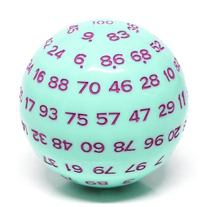 45mm D100 - Mint Rose for wholesale by Foam Brain Games