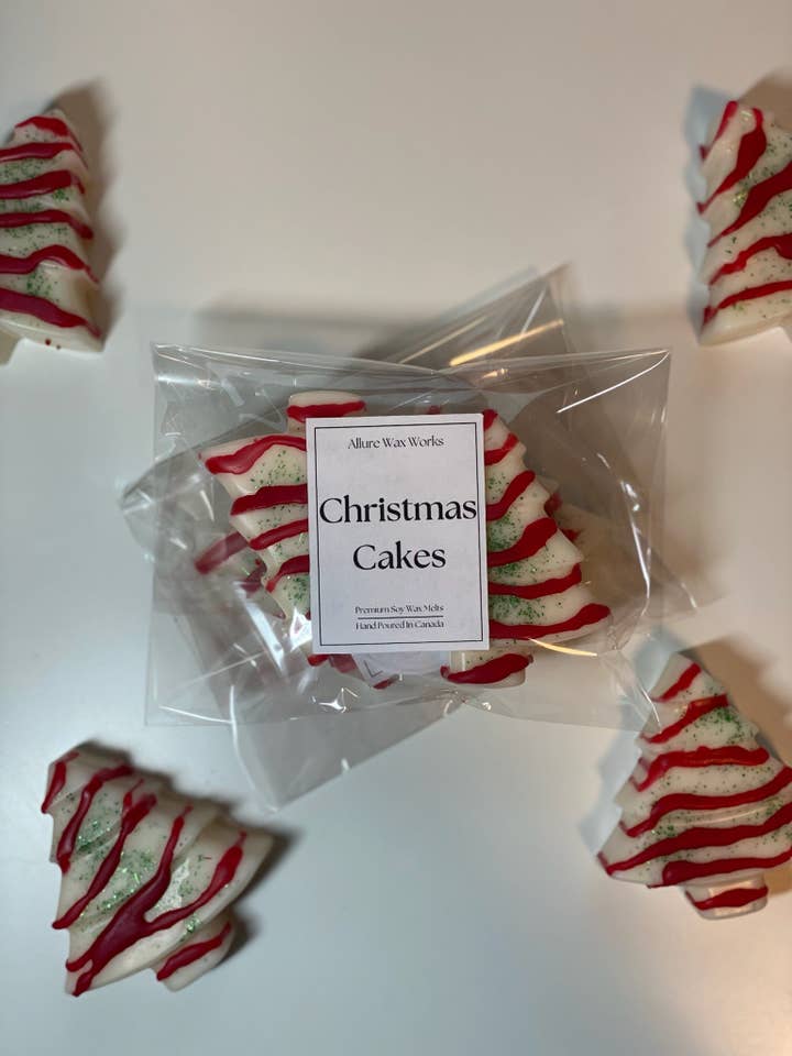 Christmas Snack Cake Wax Melts - Limited Edition for wholesale by Allure Wax Works