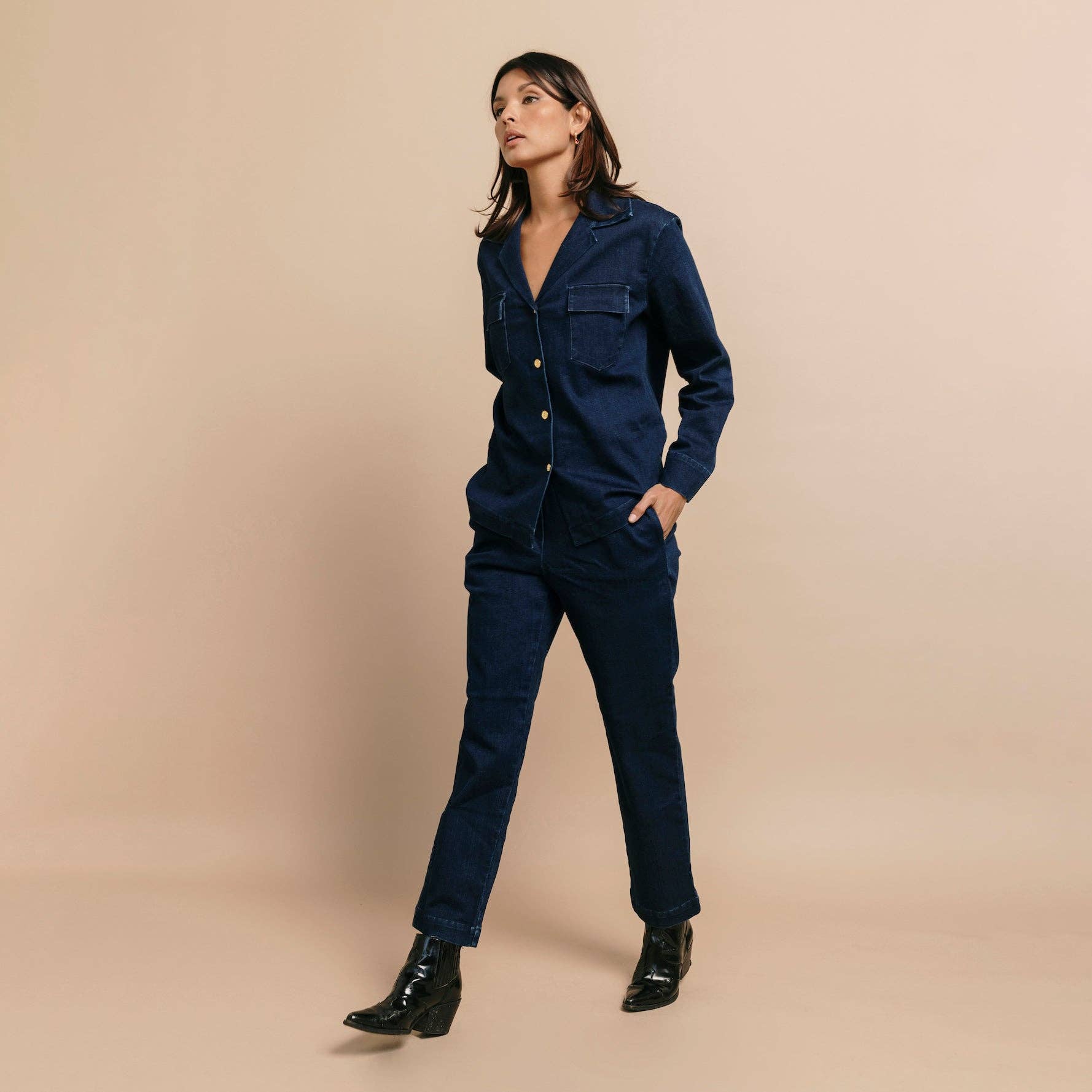 Montserrat New York – wholesale Top & pants set (NOT Loungewear) – Women's – The Denim Co-ord Set2