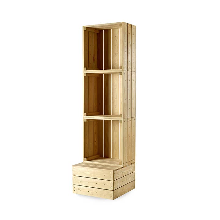 Wooden Crate Shop Display Stand - Single Retail Stand for wholesale by Gadsby