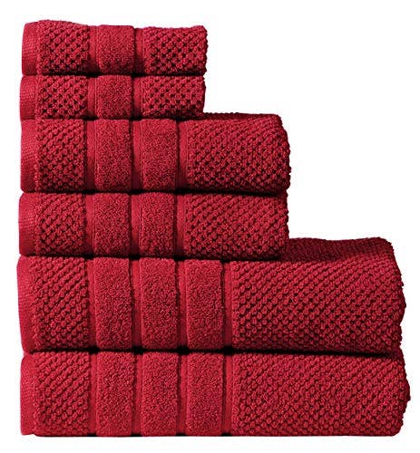 Feather & Stitch New York - Wholesale Towel Set - 100% Cotton 6-Piece 625 GSM Ultra soft Bath Towel Set13