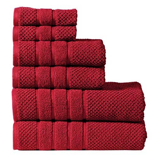 Feather & Stitch New York - Wholesale Towel Set - 100% Cotton 6-Piece 625 GSM Ultra soft Bath Towel Set13