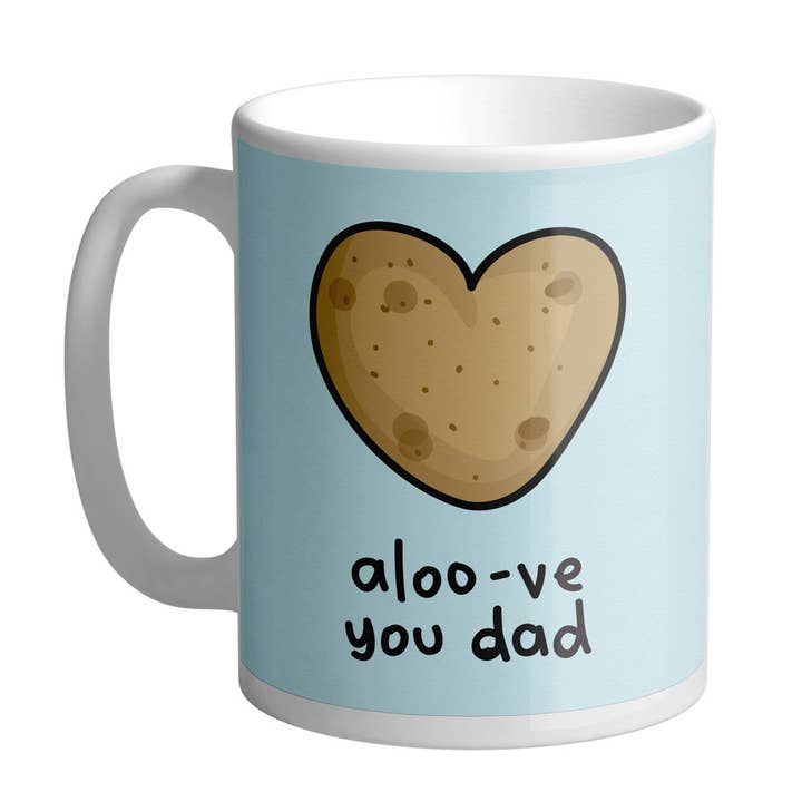 Aloo-ve You Dad Mug for wholesale by The Playful Indian