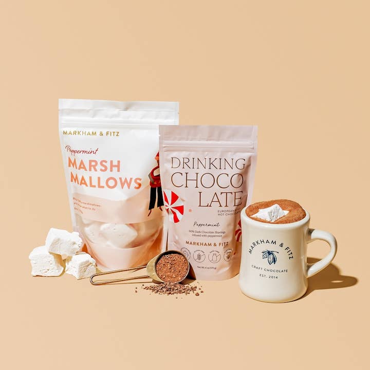 Markham & Fitz Chocolate - Wholesale Hot Cocoa Mix/Kit - Peppermint Drinking Chocolate1