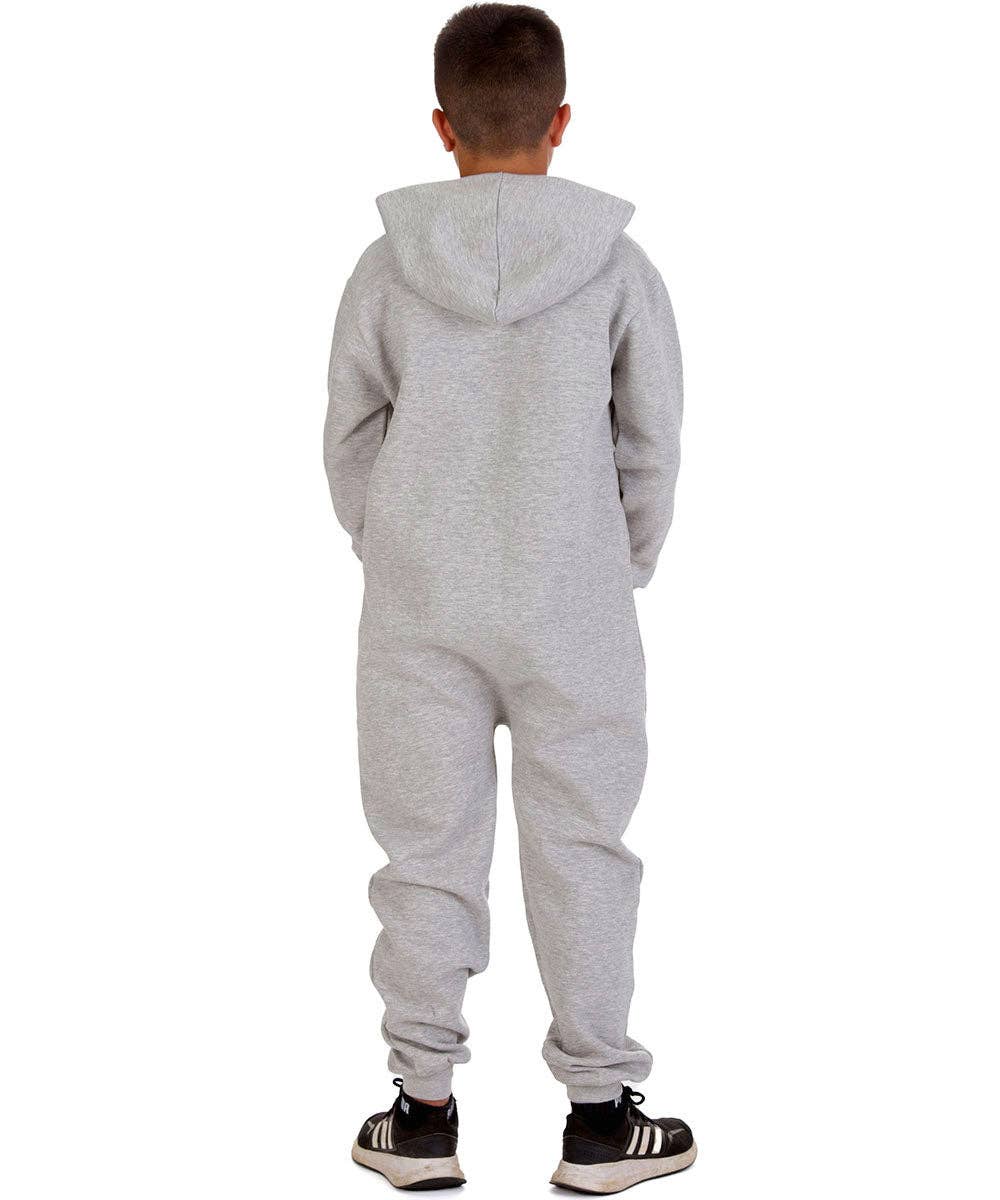Trendy Toggs Kids Oxford Grey Zip Up Onesie for wholesale on Faire3