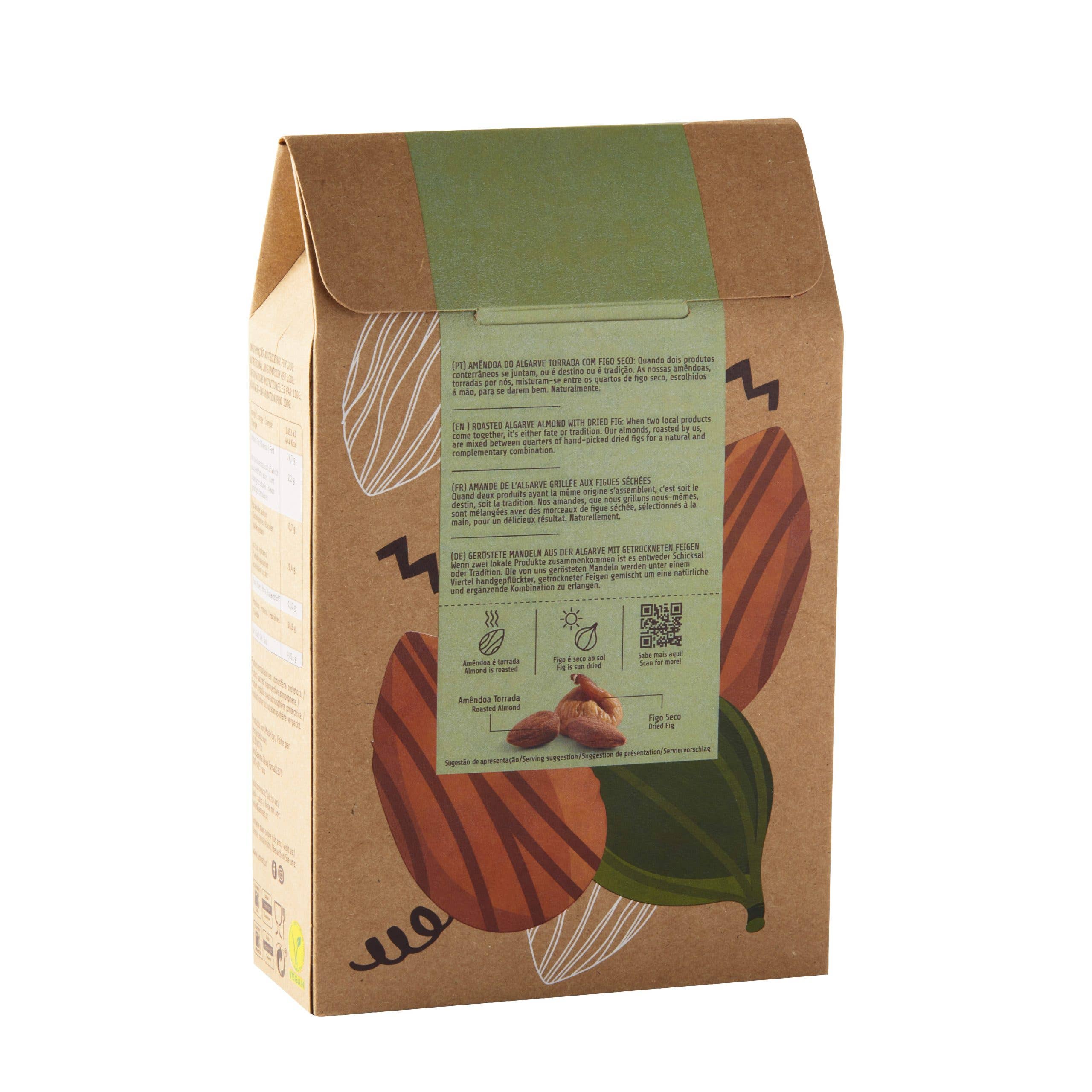 I'M NAT - Wholesale Dried/Dehydrated Fruit - Roasted Algarve Almond With Dried Figs 120g1