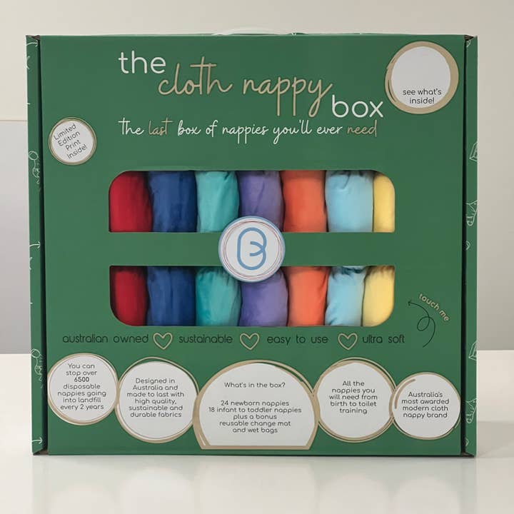 The Cloth Nappy Box for wholesale by Bubblebubs