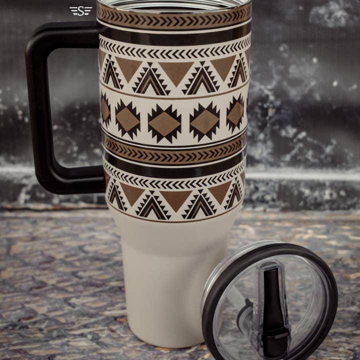 Flying S Company – Großhandel Thermotasse/-becher – Monterrey Grau 40oz Flip-Top-Becher2