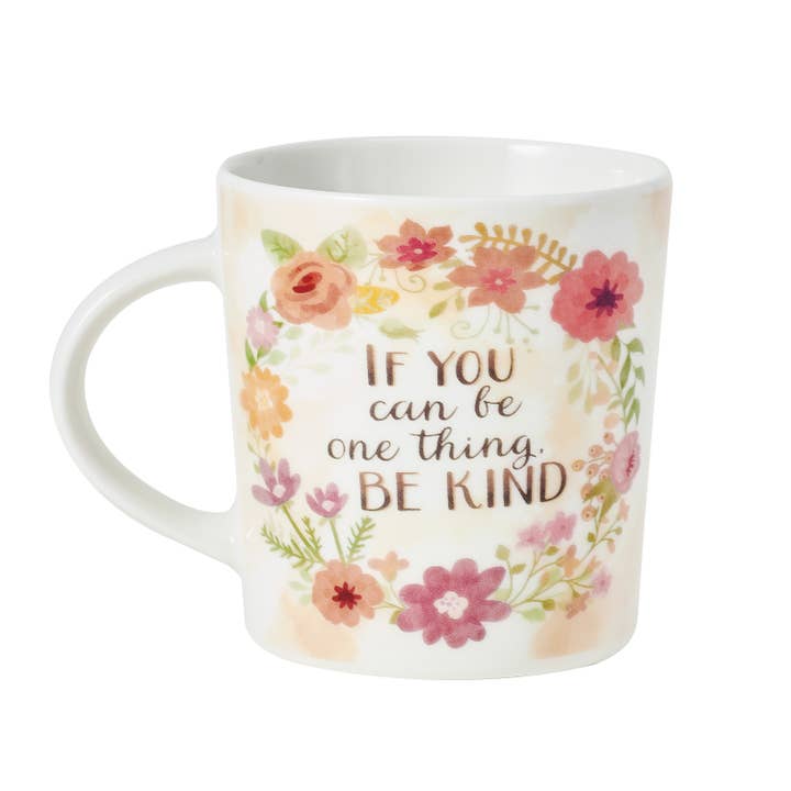 Pfaltzgraff 18Oz Mug Can Be Kind Floral Open Stock for wholesale by Fitz and Floyd® Mikasa® Pfaltzgraff®