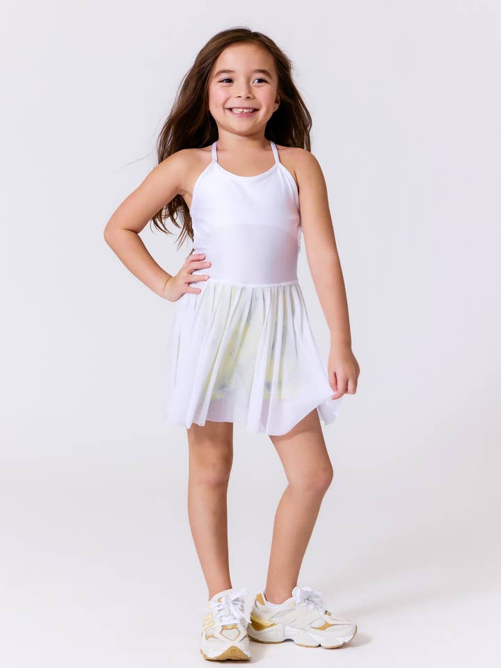 Girls Tennis Dress in Tennis Ball for wholesale by Terez