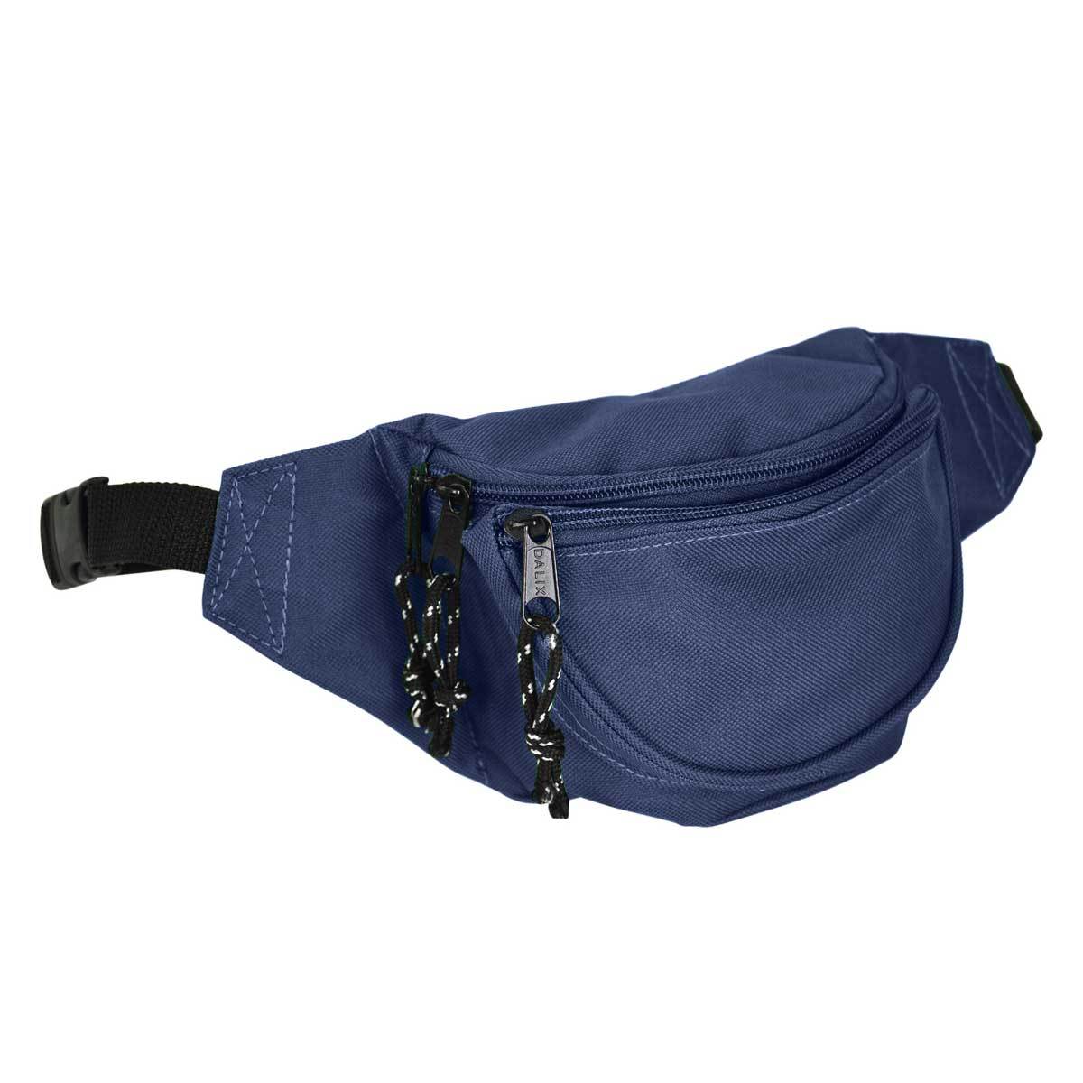 Dalix - Wholesale Belt Bag - Unisex - Dalix Round Fanny Pack w/ 3 Pockets72