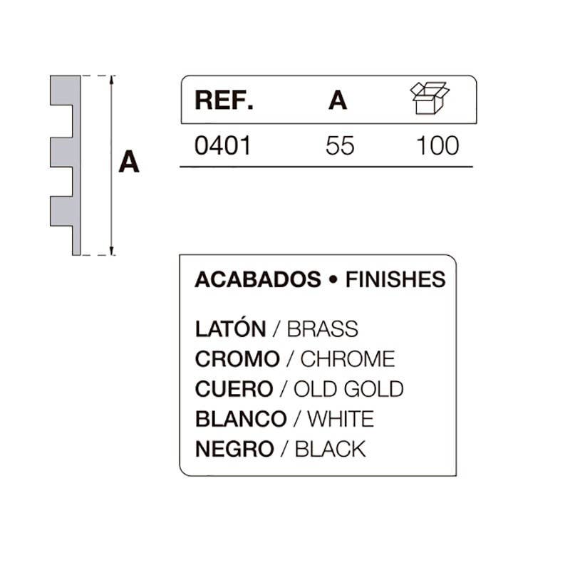 CAMBESA - Wholesale Knob/Pull - Hinge 401 Black1