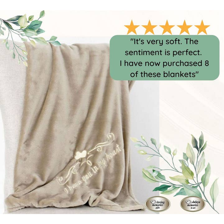 Loving Memories Gifts - Wholesale Throw Blanket - Memorial Blanket, Super Soft Plush Throw, Loss of Loved One