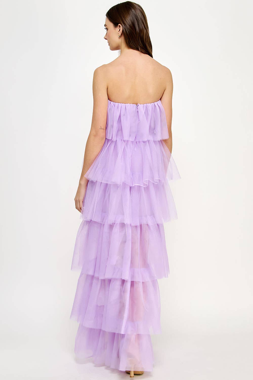 Strut & Bolt – Vestido - Mulher por atacado – Vestido de tule alto e baixo5