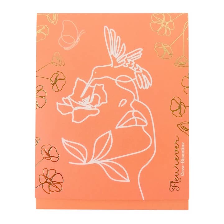 Pocket magnetisk notesbog - Fleurever for engroshandel hos Hirondelle & Cie