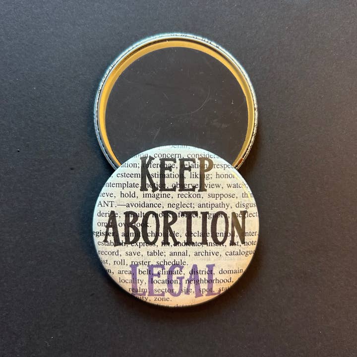Keep abortion legal | Magnet | 2.25" | Feminist for wholesale by Bookish Birds