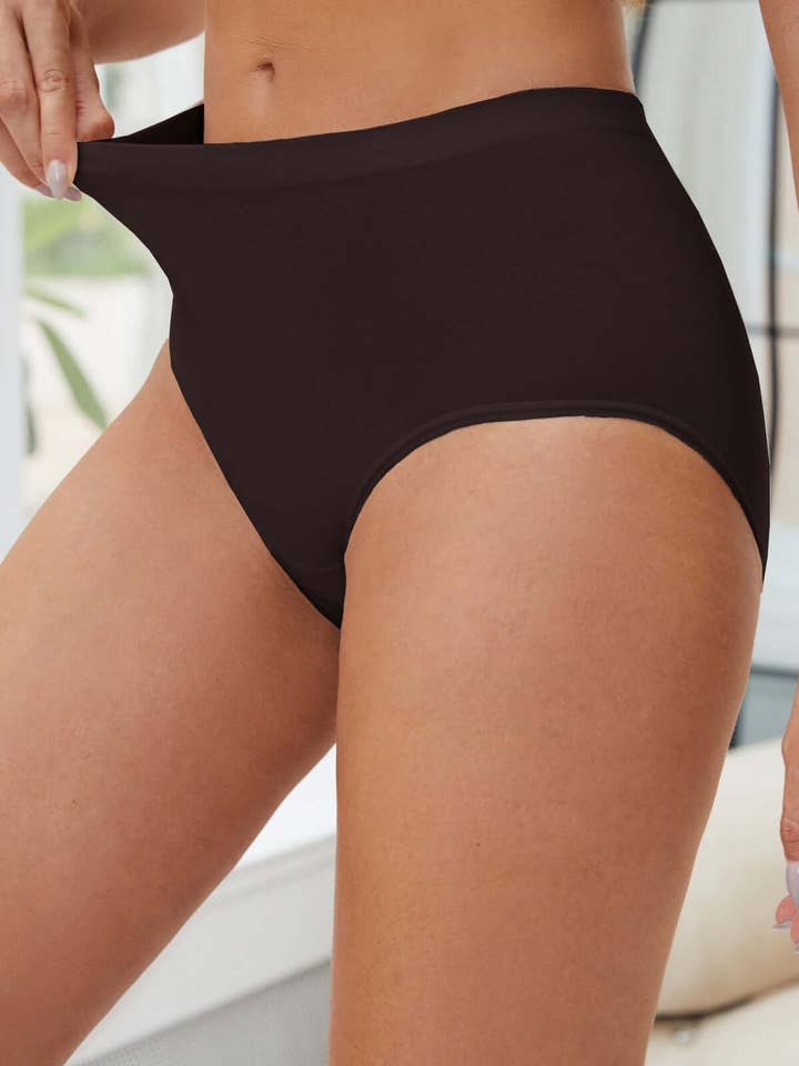safistyle - Wholesale Underwear - Women's - Barely Zero Seamless High Waist Brief3