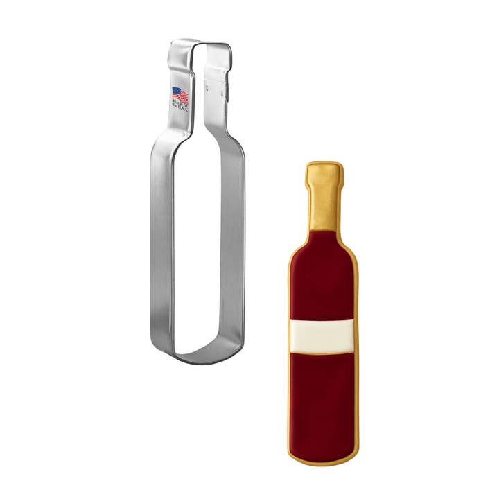 Emporte-pièce Bouteille de Vin 5 po. B1743 pour la vente par CookieCutter.com