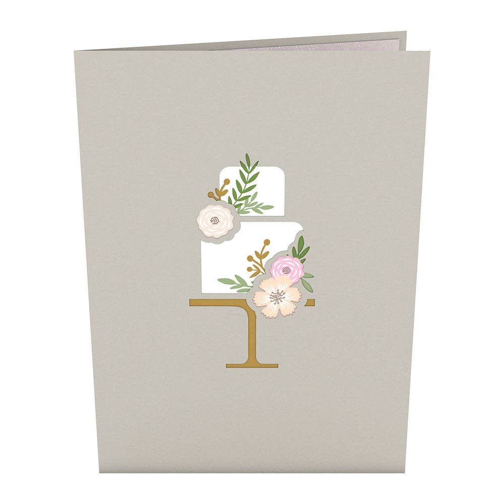 Lovepop Cards - Wholesale Wedding Card - Wedding Cake 5''x7'' Card, Jewelry, Wedding Card5