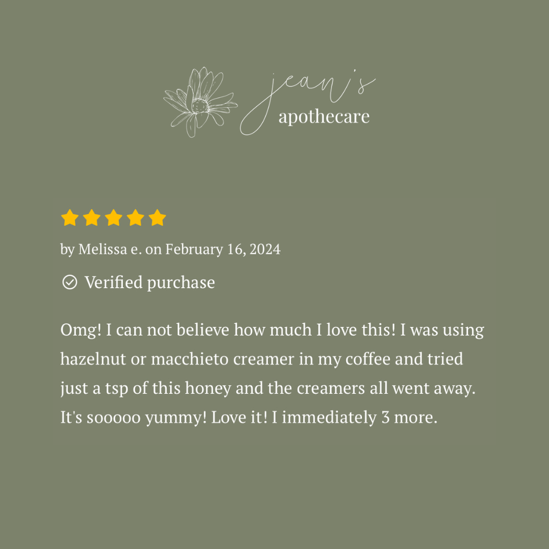 Jean's Apothecare - Venta al por mayor Miel - Miel de Canela | Miel Gourmet para Té, Repostería y Charcutería1