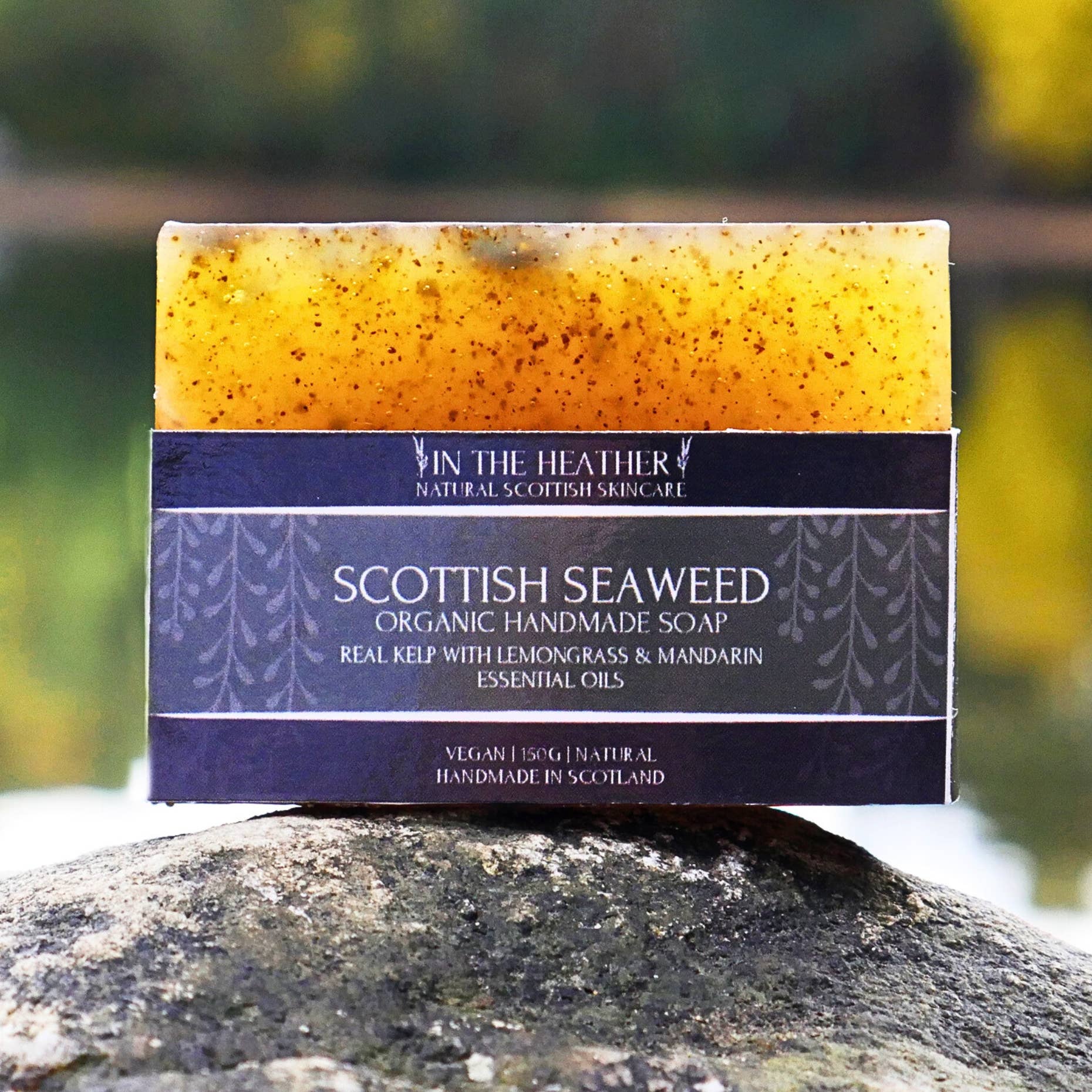 In The Heather – wholesale Bar Soap – Scottish Organic Seaweed Bar Soap 150g
