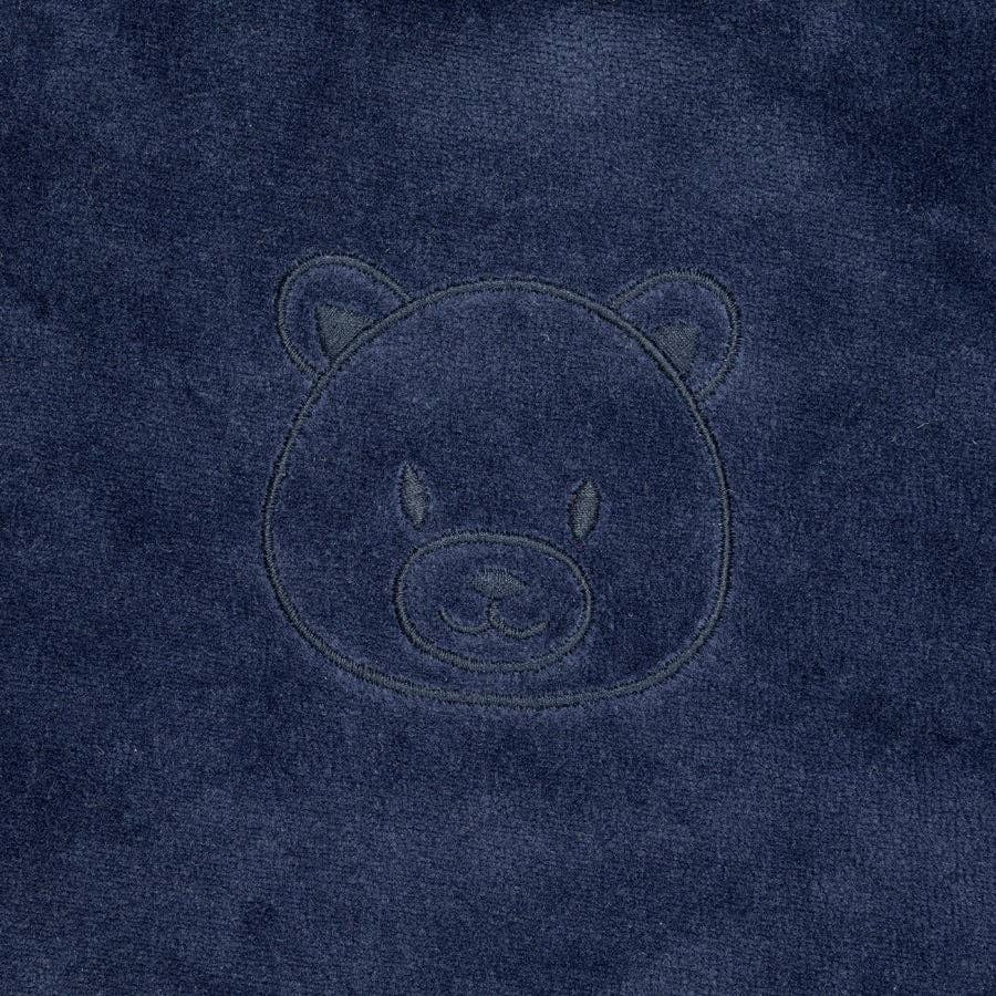 F&D Velour Baby Onesie | Patriot Blue for wholesale on Faire2