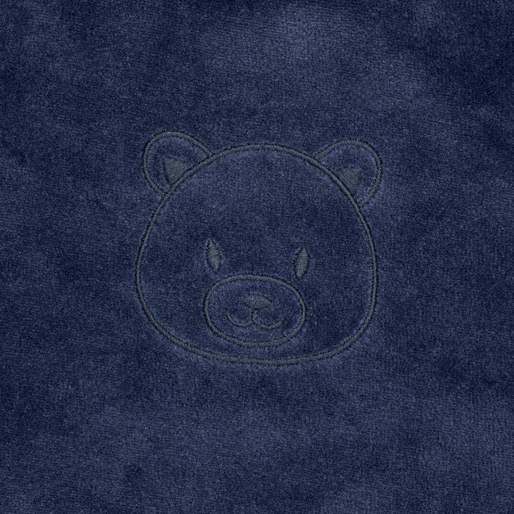 F&D Velour Baby Onesie | Patriot Blue for wholesale on Faire2