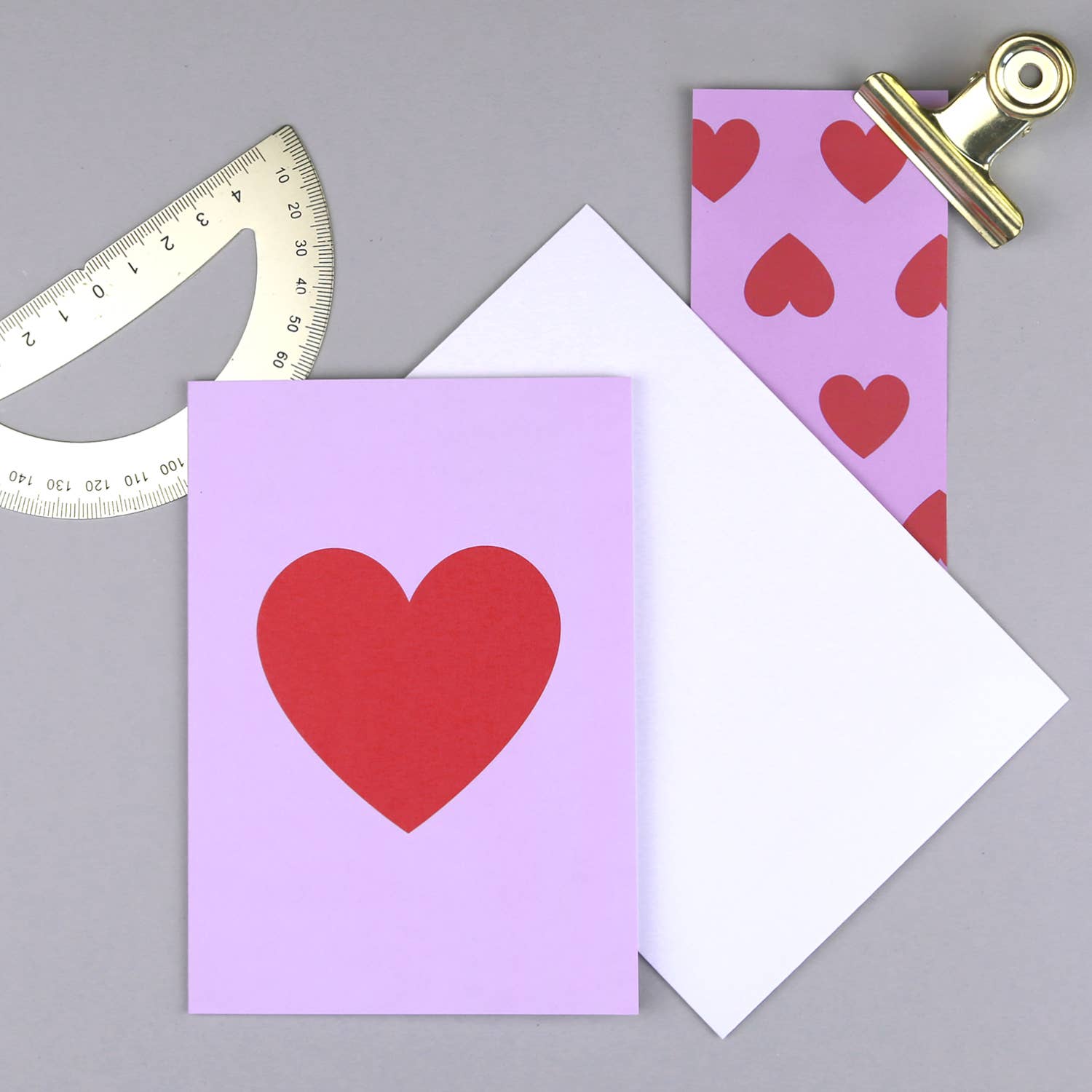 Kunst an Papier - Vente Faire-part de mariage - Carte de mariage Helene Herz2