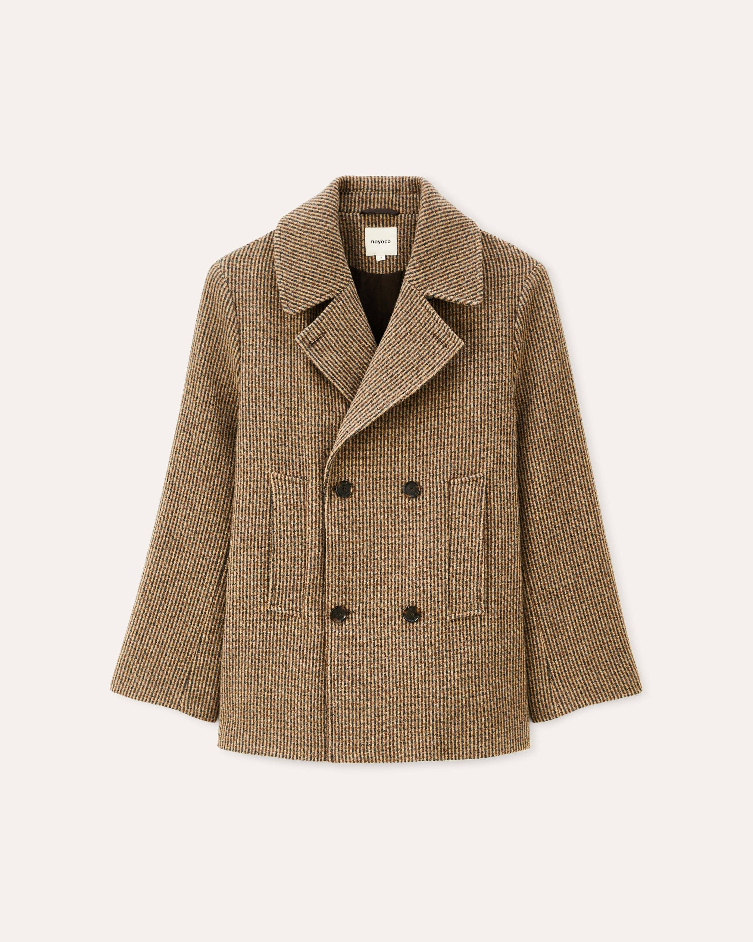 NOYOCO - Wholesale Peacoat - Women's - Dundee Cocoa Oversized Coat0