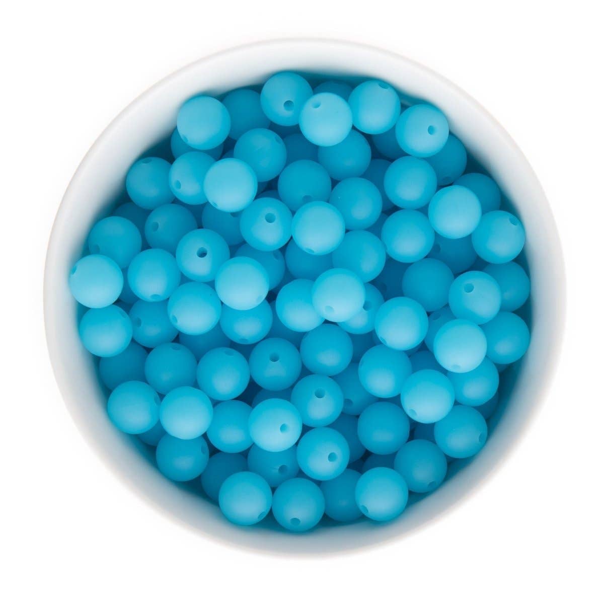Cara & Co Silicone Craft Supply - Wholesale Beads - Glow-in-the-Dark Silicone Round Beads11
