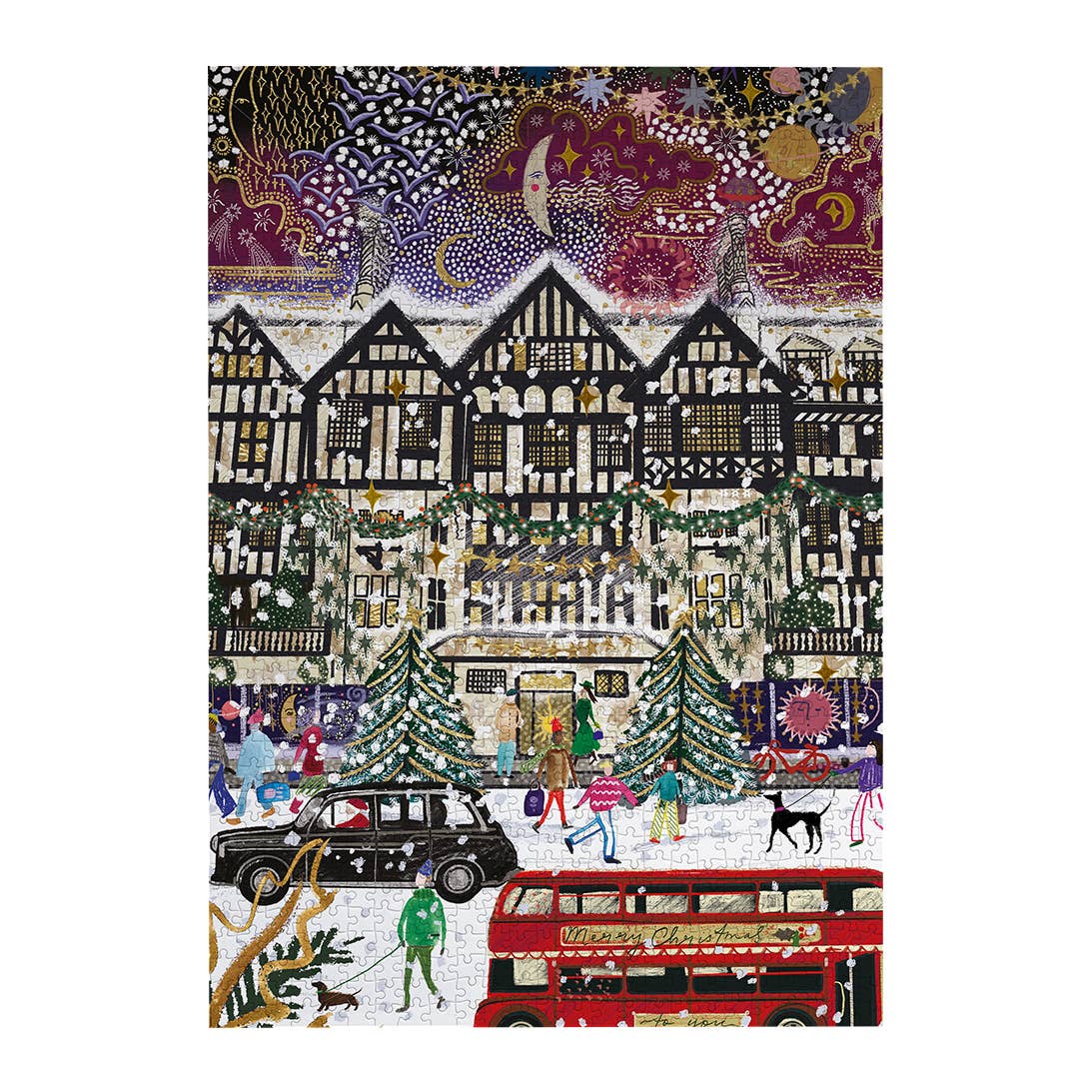 Gibsons Games Ltd – wholesale Puzzle – Adult – Christmas in London 3 x 500 Piece Jigsaw Puzzles6