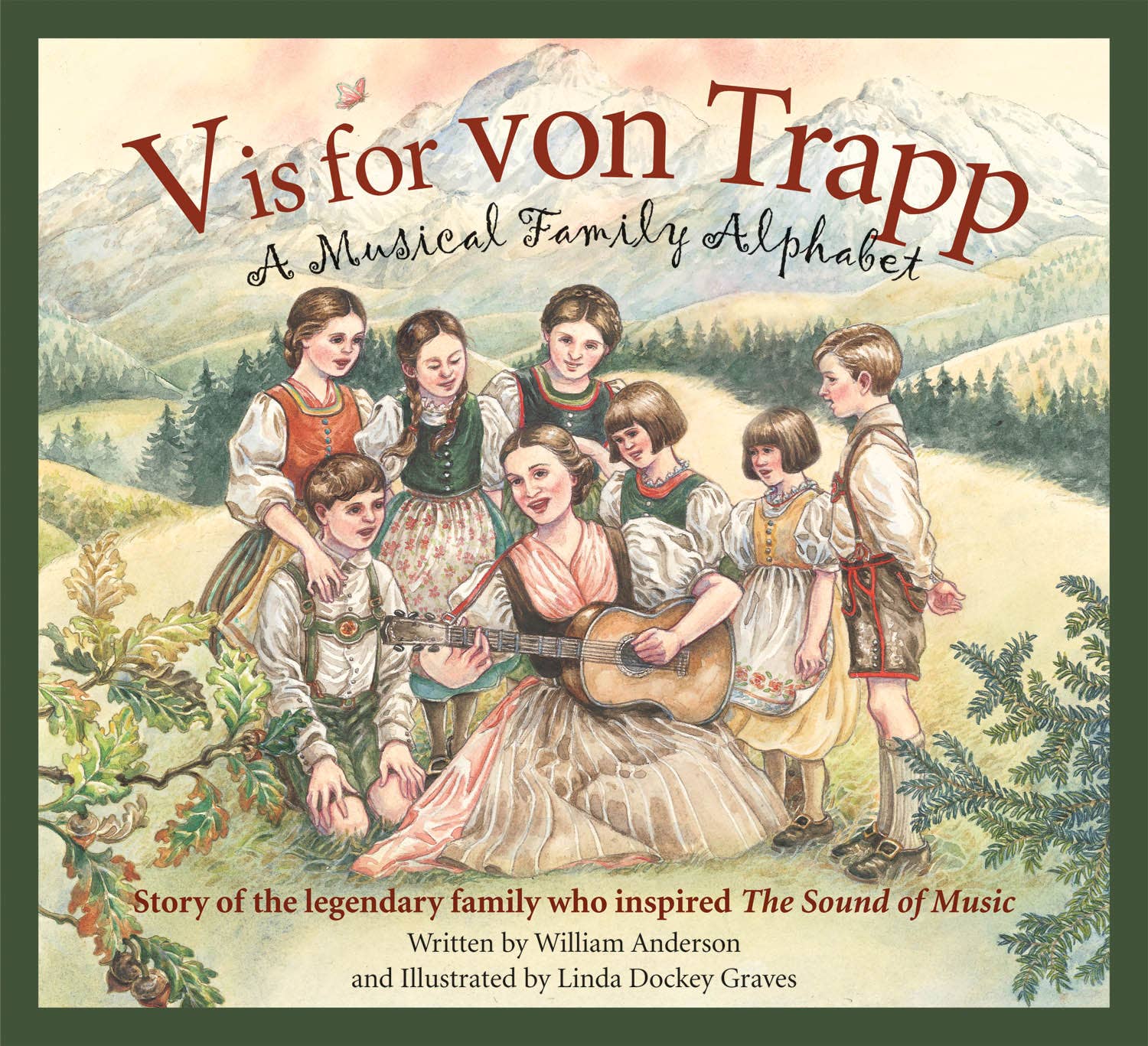Sleeping Bear Press - Vente Livre pour jeunes lecteurs (de 6 à 8 ans) - V comme von Trapp : Un abécédaire musical de la famille en images0