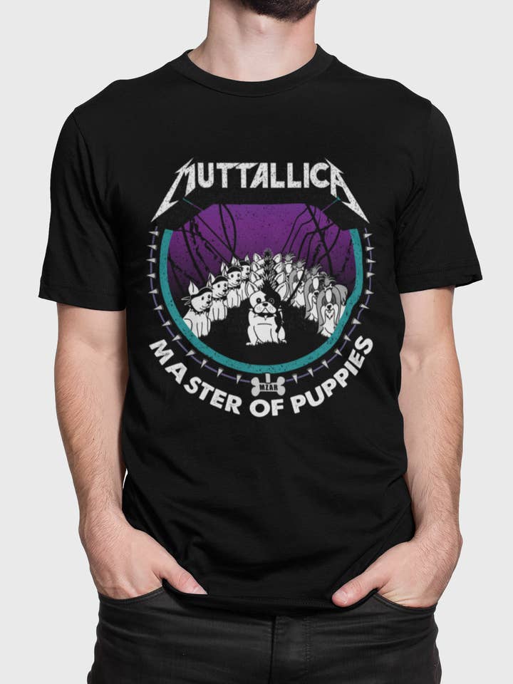 Muttallica V2 Tee for wholesale by mz behind the seamz