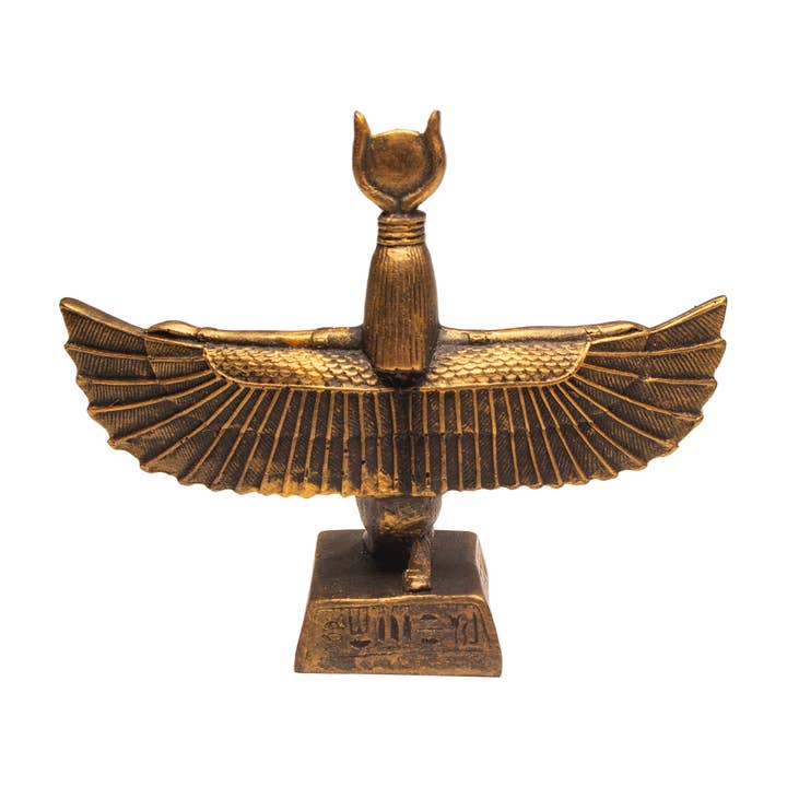 Discoveries, Inc. - Wholesale Decorative Figurine - Winged Isis Bronze - 5.25" - Egyptian Goddess5