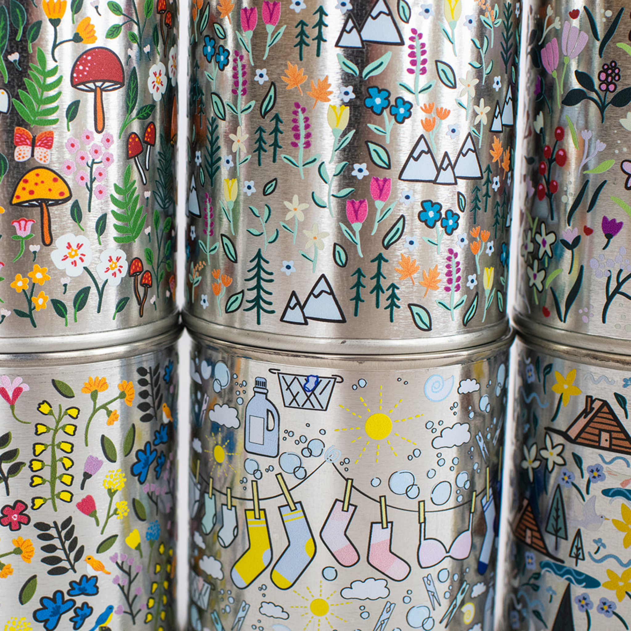 Weekday Candles - Wholesale Travel Candles - Laundry Day Paint Tin Candle 3