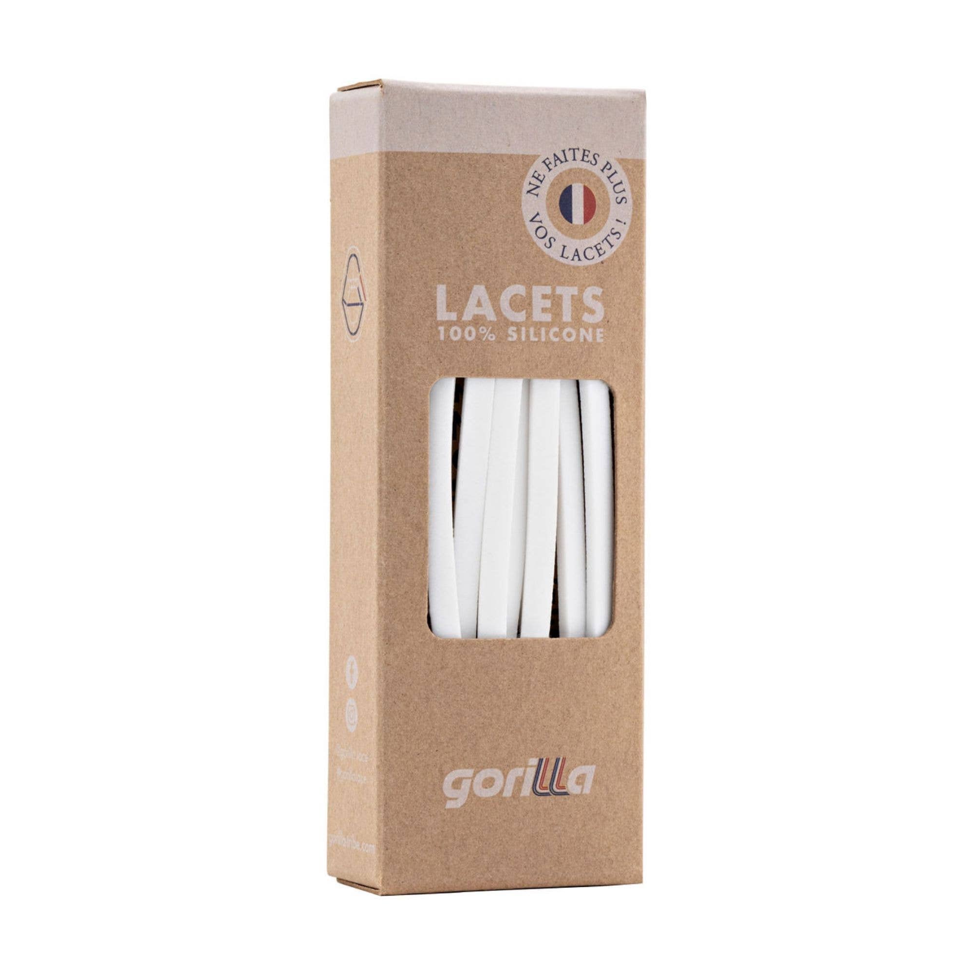 Lacets Gorilla - Wholesale Shoelaces - Unisex - FINE elastic silicone shoelaces for sneakers0