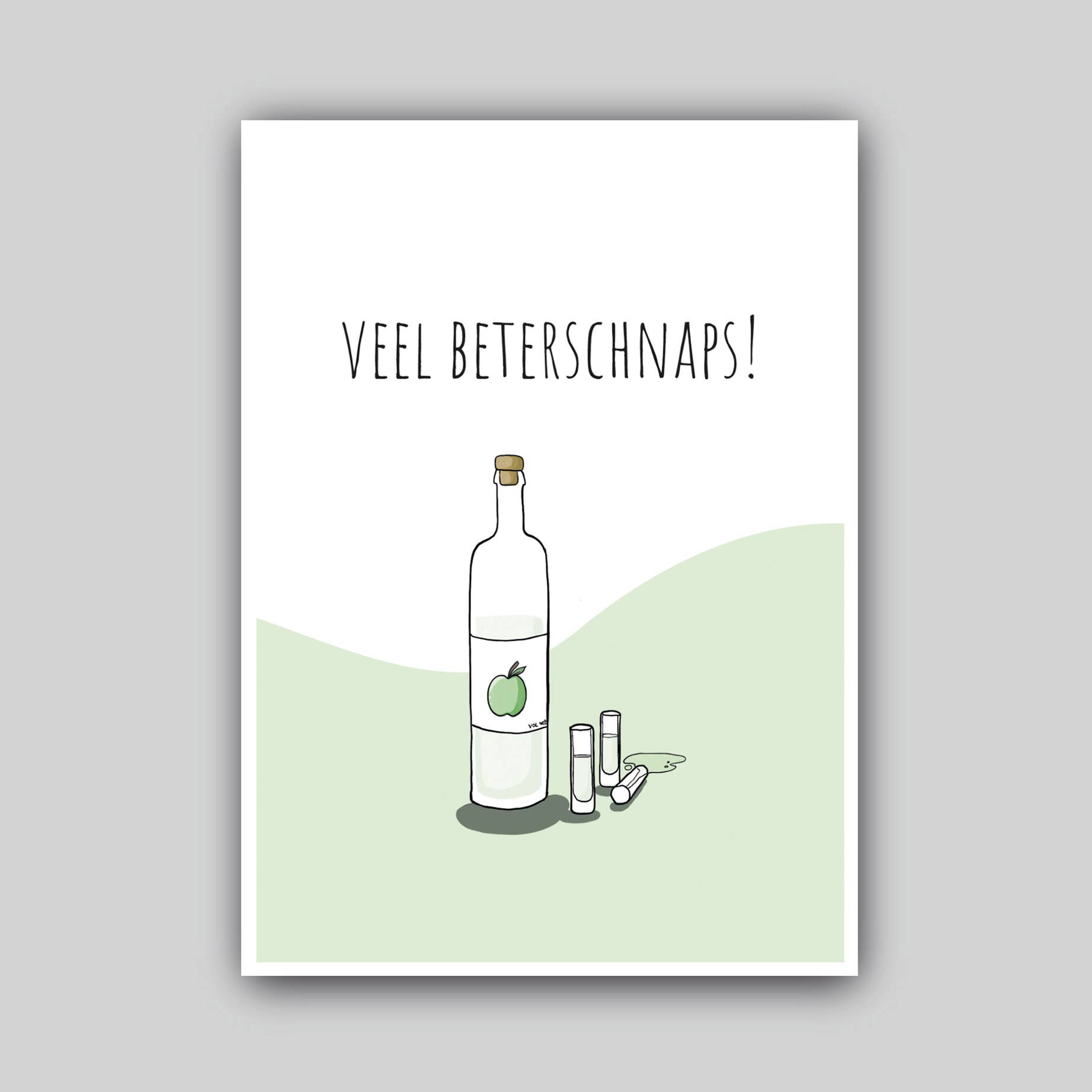 Studio Raquelle - Wholesale Everyday Greeting Card - Much better schnapps!0