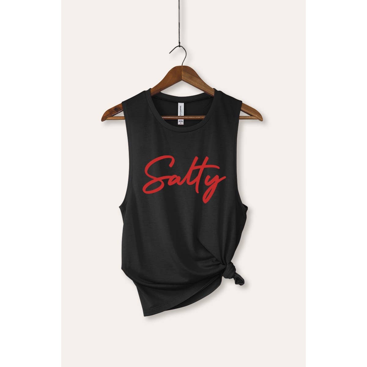 PINK NABI – wholesale Tank top – Women′s – SALTY CURSIVE TYPOGRAPHY GRAPHIC TANK TOP5