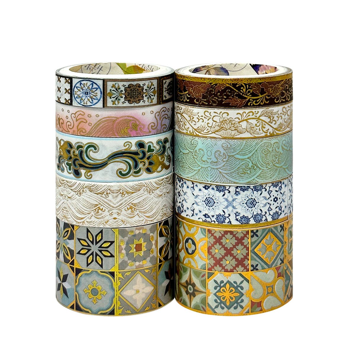 Wrapables.com - Wholesale Washi Tape - Wrapables Decorative Gold Foil Washi Tape Box Set