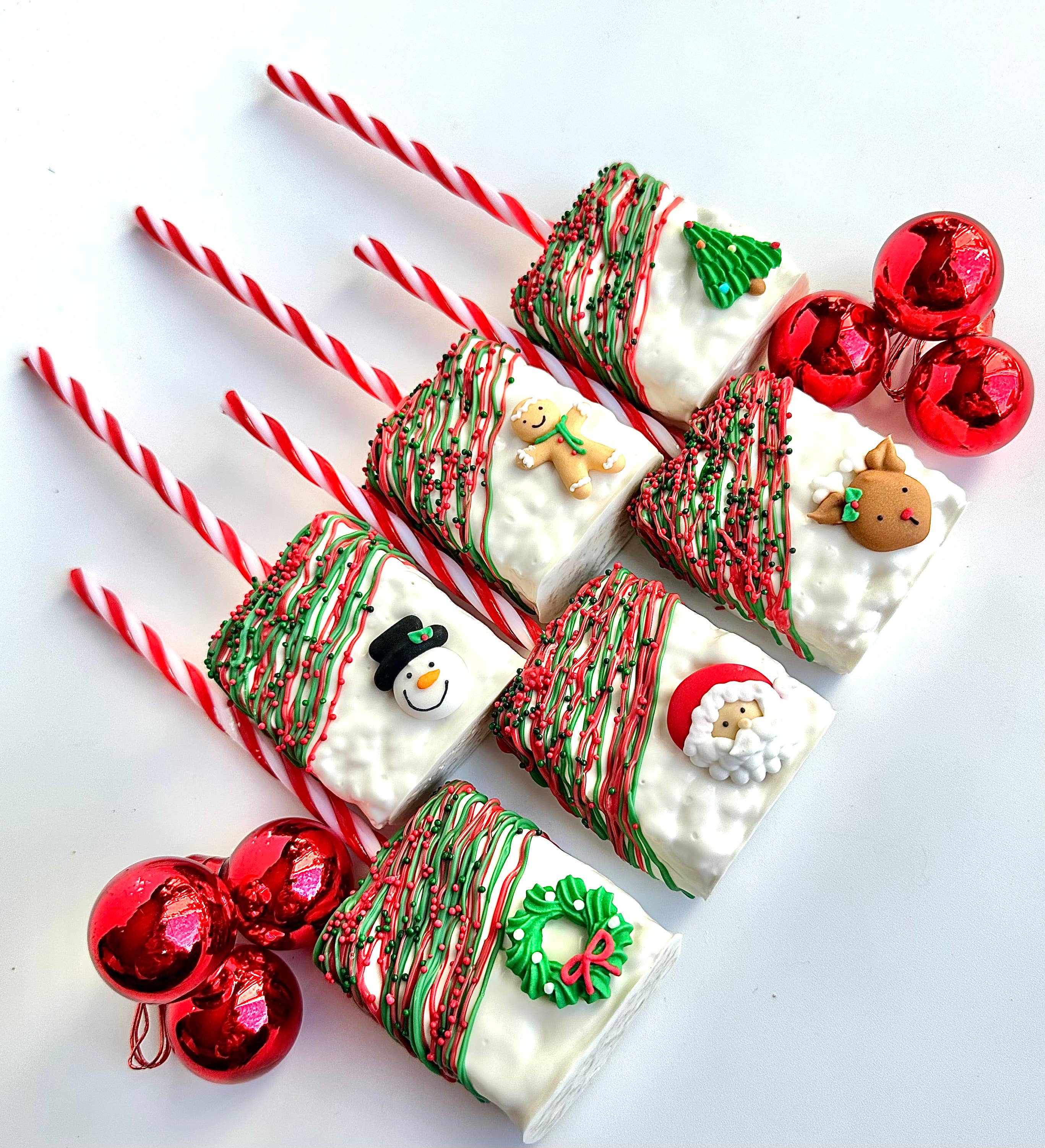 Delightful Chocolates - Wholesale Chocolate Covered Sweets - Christmas Chocolate Covered Rice Krispie Treats1