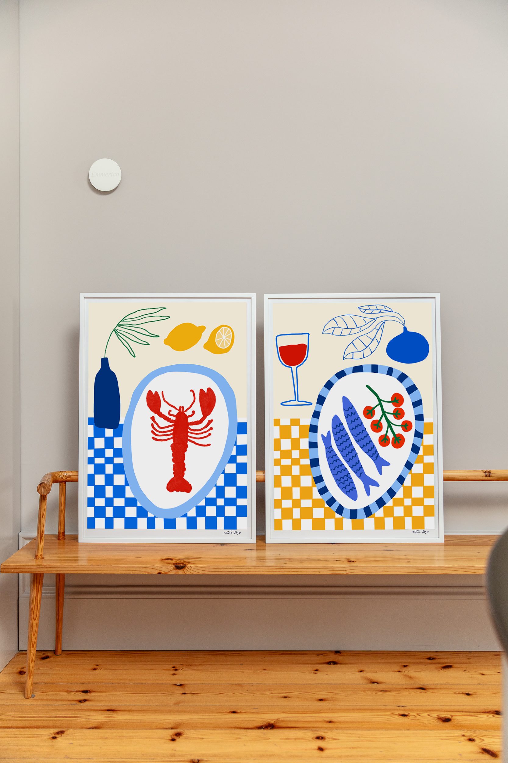 Teresa Rego - Wholesale Art Print - Lobster Lunch2