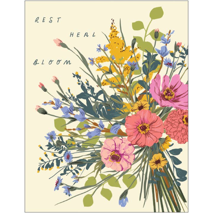 Ruhe Heilung Blüte Gute Besserung Karte für den Großhandel von Studio Eleven Papers