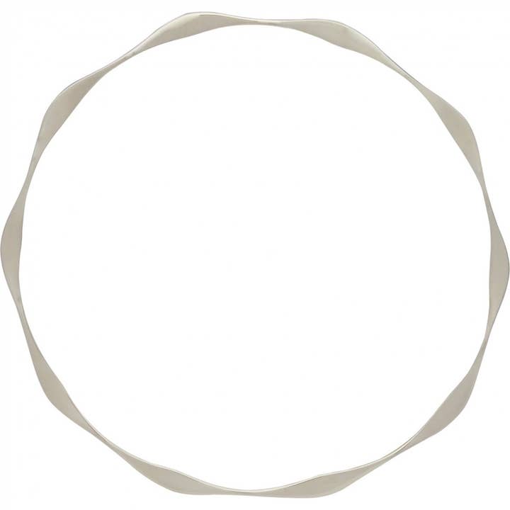 Nina Designs - Wholesale Bangle Bracelet - Sterling Silver Bangle Bracelet - Wave Pattern2