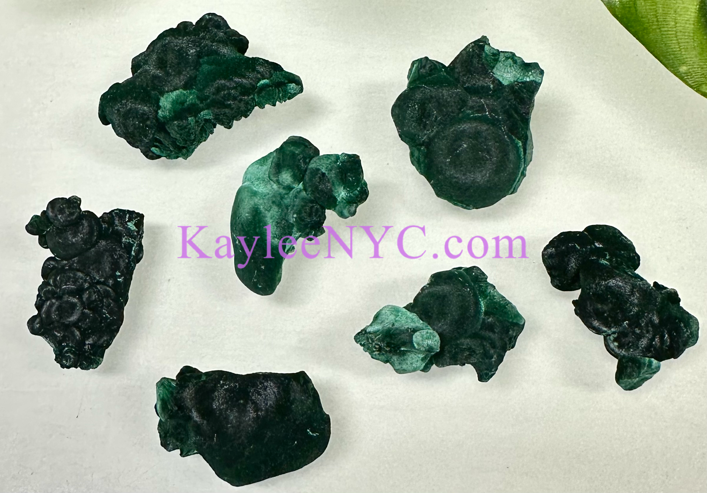 KayleeNYC - Wholesale Spiritual Stone/Crystal - 0.5 lb Natural Malachite Specimens Crystals healing energy 4